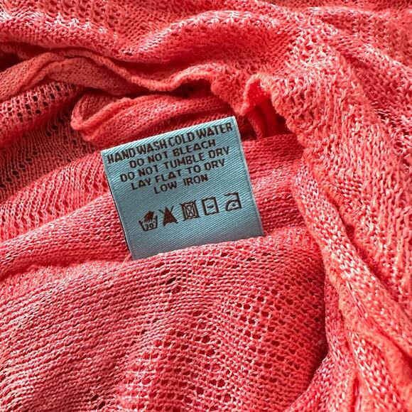 Letarte Handmade Sheer Knit Cardigan Cover-Up – Size S – Made in USA - Picture 9 of 9